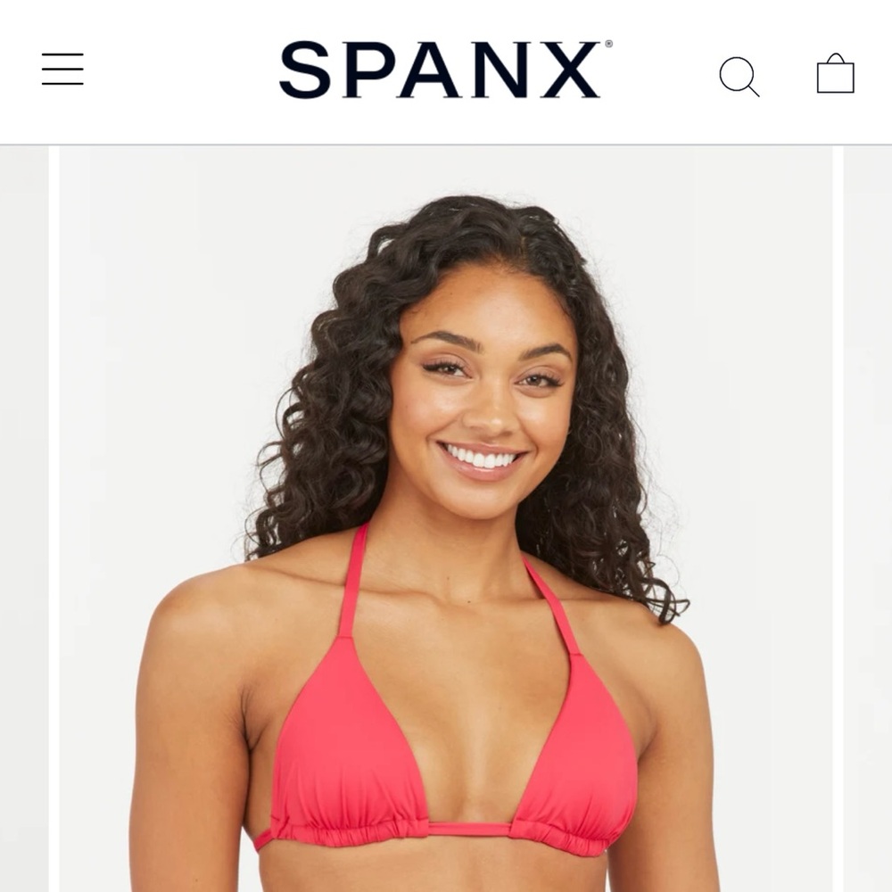 Spanx swim triangle top